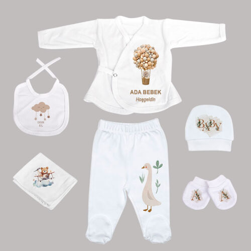 Süblimasyon Bebek Hastane Çıkış Seti - OFİSOMİ-T (1)