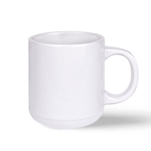 Süblimasyon Bella Beyaz Porselen Kupa Bardak - Koli - 4