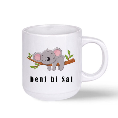 Süblimasyon Bella Beyaz Porselen Kupa Bardak - Kutulu - 1