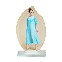 Sublimasyon Beyaz Kristal Plaket 1007 - 1