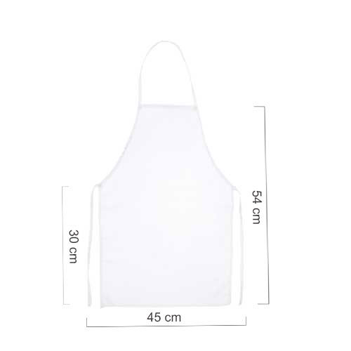 Sublimasyon Beyaz Mutfak Önlüğü - Çocuk - OFİSOMİ-S
