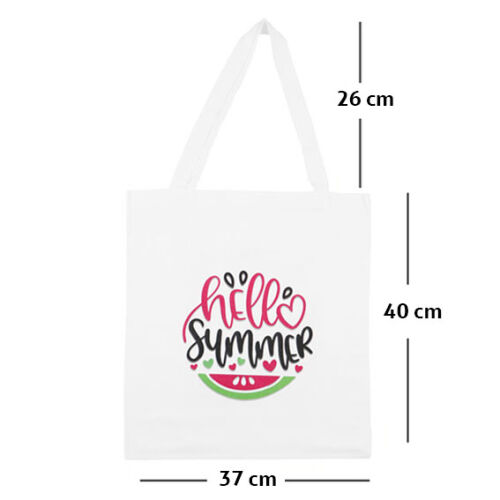 Sublimasyon Bez Çanta - Beyaz - OFİSOMİ-S