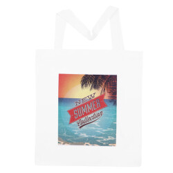 Sublimasyon Bez Çanta - Beyaz - 2