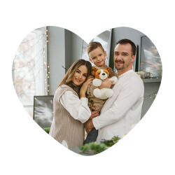 12x14cm Süblimasyon Büyük Kalp Magnet - 10'lu Paket - 4