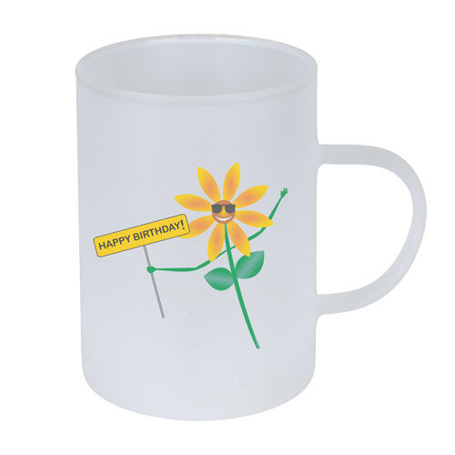 Sublimasyon Buzlu Beyaz Çay Fincanı - Kutulu - OFİSOMİ-S (1)