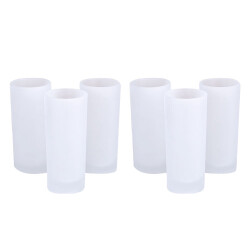 Süblimasyon Buzlu Rakı Bardağı - 6 Adet - 1