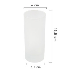 Sublimasyon Buzlu Rakı Bardağı - 6'lı Set - 1