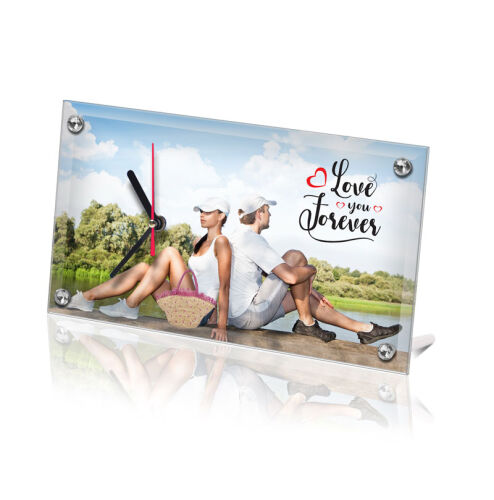 Sublimasyon Cam Saat 16x30x0.5 cm - 2