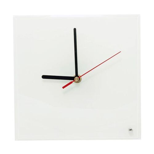 Sublimasyon Cam Saat 20x20x0.5 cm - OFİSOMİ-S