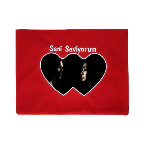 Sublimasyon Dikdörtgen Aşk Yastığı - Seni Seviyorum - OFİSOMİ-S (1)