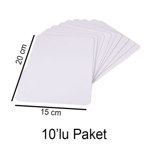 Süblimasyon Dikdörtgen Magnet 15x20cm - 10'lu Paket - OFİSOMİ-T