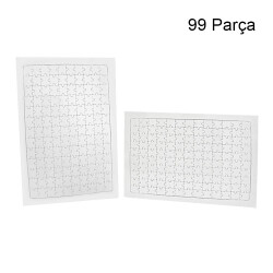 5'li Paket Süblimasyon Dikdörtgen Puzzle A4 - 99 Parça - 2