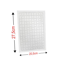 5'li Paket Süblimasyon Dikdörtgen Puzzle A4 - 99 Parça - 4