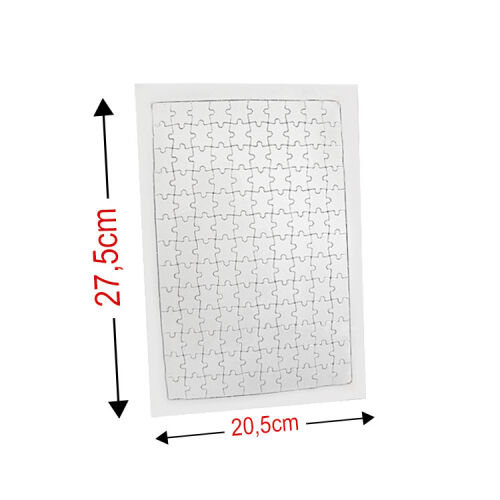 5'li Paket Süblimasyon Dikdörtgen Puzzle A4 - 99 Parça - 4