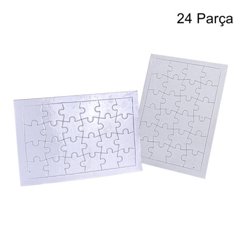 5'li Paket Süblimasyon Dikdörtgen Puzzle A5 - 24 Parça - OFİSOMİ-T