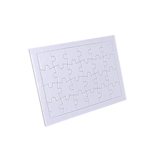 5'li Paket Süblimasyon Dikdörtgen Puzzle A5 - 24 Parça - 6