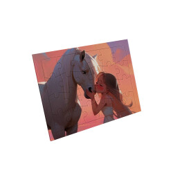 5'li Paket Süblimasyon Dikdörtgen Puzzle A5 - 24 Parça - 9