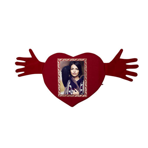 Sublimasyon Dikey Kalp Yastık - Kollu - OFİSOMİ-S (1)