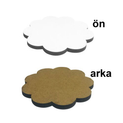 Sublimasyon Eko. MDF Bardak Altlığı 5 mm - Papatya - 1