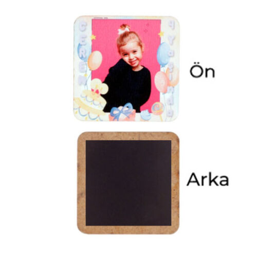 Sublimasyon Eko. MDF Magnet 5x5 cm - OFİSOMİ-S