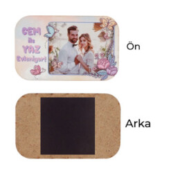 Sublimasyon Eko. MDF Magnet 5x8 cm - 1