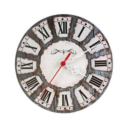 Sublimasyon Eko.MDF Yuvarlak Saat 19 cm - OFİSOMİ-S