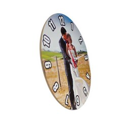 Sublimasyon Eko.MDF Yuvarlak Saat 28 cm - 2