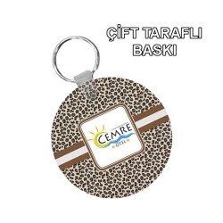 Sublimasyon FRP Yuvarlak Anahtarlık - 1