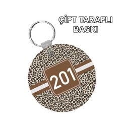 Sublimasyon FRP Yuvarlak Anahtarlık - 2