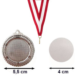 Sublimasyon Gümüş Madalya 5.5 cm - 4