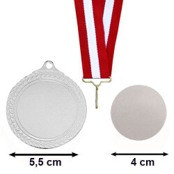 Sublimasyon Gümüş Madalya 5.5 cm - 2