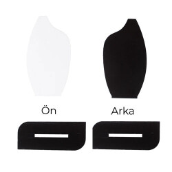 Sublimasyon HDF Ahşap Ödül Plaketi 10 x 18 Cm - 2