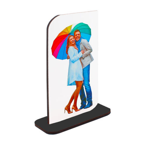 Sublimasyon HDF Ahşap Ödül Plaketi 10.5x19 cm - 1