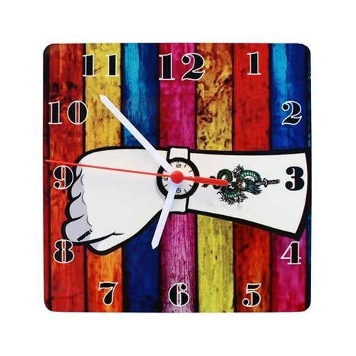 Sublimasyon HDF Kare Saat 27cm - OFİSOMİ