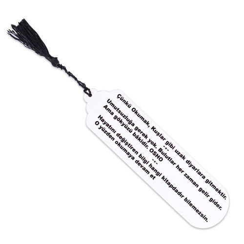 Sublimasyon HDF Kitap Ayracı - Çift Taraflı - OFİSOMİ-S (1)