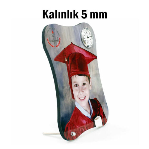 Sublimasyon HDF Saat 19x14 cm - OFİSOMİ-S