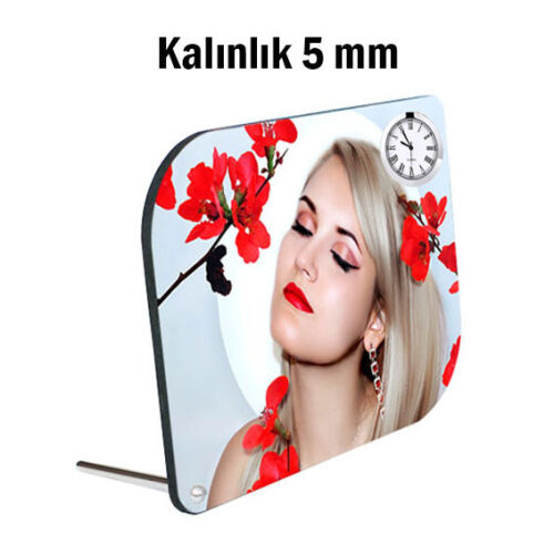 Sublimasyon HDF Saat 19X14 cm - OFİSOMİ-S
