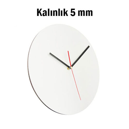 Sublimasyon HDF Yuvarlak Saat 28 cm - OFİSOMİ-S