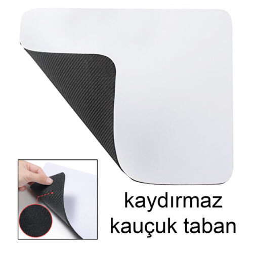 Sublimasyon İthal Dikdörtgen Mouse Pad 19x23 cm - 2 mm - OFİSOMİ-S