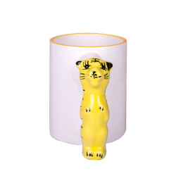 Süblimasyon Kaplan Kulplu Kupa - Kutulu - 3