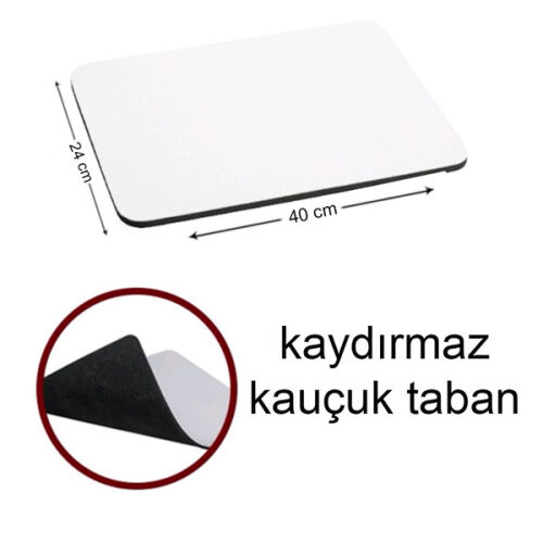 Sublimasyon İthal Oyuncu (Gamer) Mouse Pad 28x40 cm - 1
