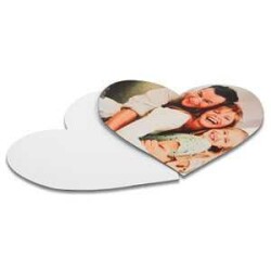 Sublimasyon Kalp Magnet 13x14 cm - 3