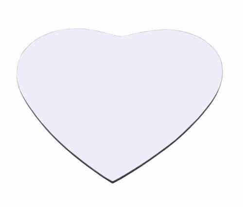 Sublimasyon Kalp Mouse Pad 3 mm - 19,5x19 cm - OFİSOMİ-S (1)
