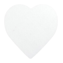 Sublimasyon Kalp Mouse Pad 3 mm - 19,5x19 cm - 3