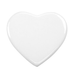 Sublimasyon Kalp Seramik 12.5 cm - İthal - 2