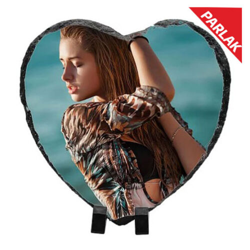 Sublimasyon Kalp Taş 15X15 cm - 4