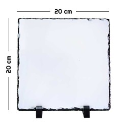 Süblimasyon Kare Doğal Taş Fotoğraf Çerçevesi - 1