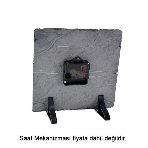 Süblimasyon Kare Doğal Saat Taşı - 3
