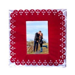 Sublimasyon Kare Yastık - Lazer Kesim - 2