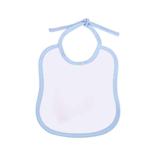 Süblimasyon Keten Mavi Bebek Önlüğü - OFİSOMİ-T